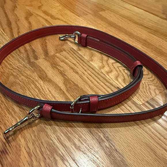 Coach Brooke Carryall Crossbody Leather Red Purse Shoulder Bag G1857-F25397 - Picture 16 of 16